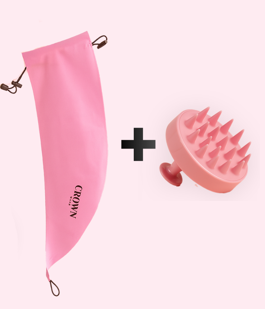 Pony Cap & Scalp Massager Bundle
