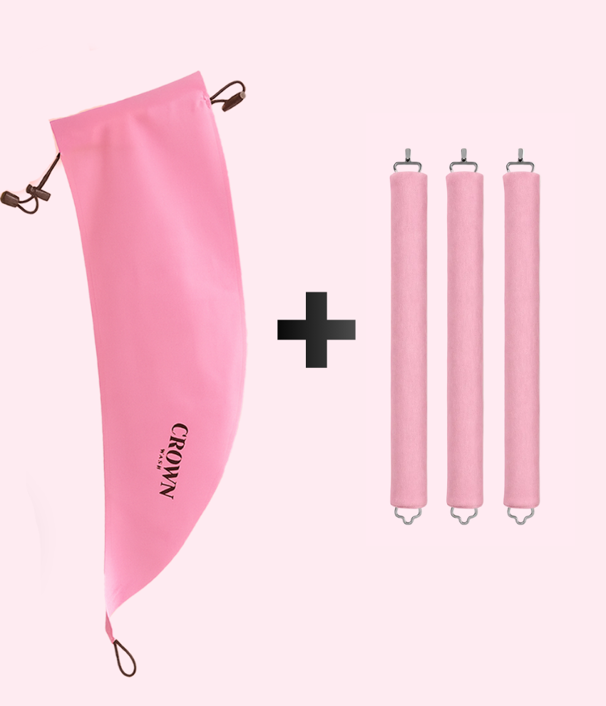 Pony Cap & Heatless Curl Rods Bundle